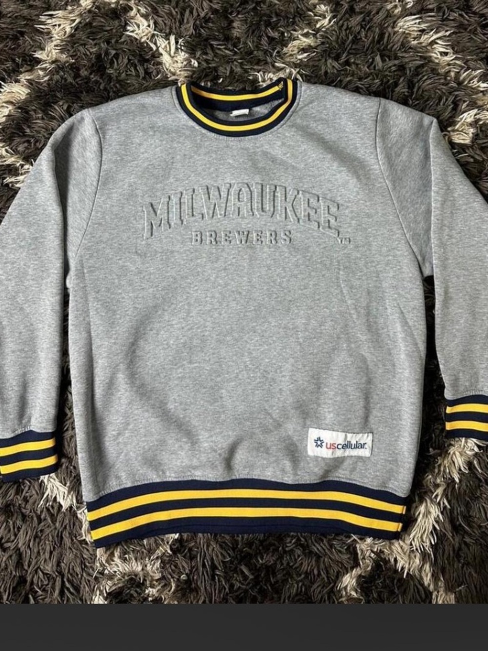 Milwaukee Brewers Embossed Sweatshirt